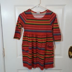 Girls Kandy Kiss‎ Striped Dress Sz 12 - Preloved